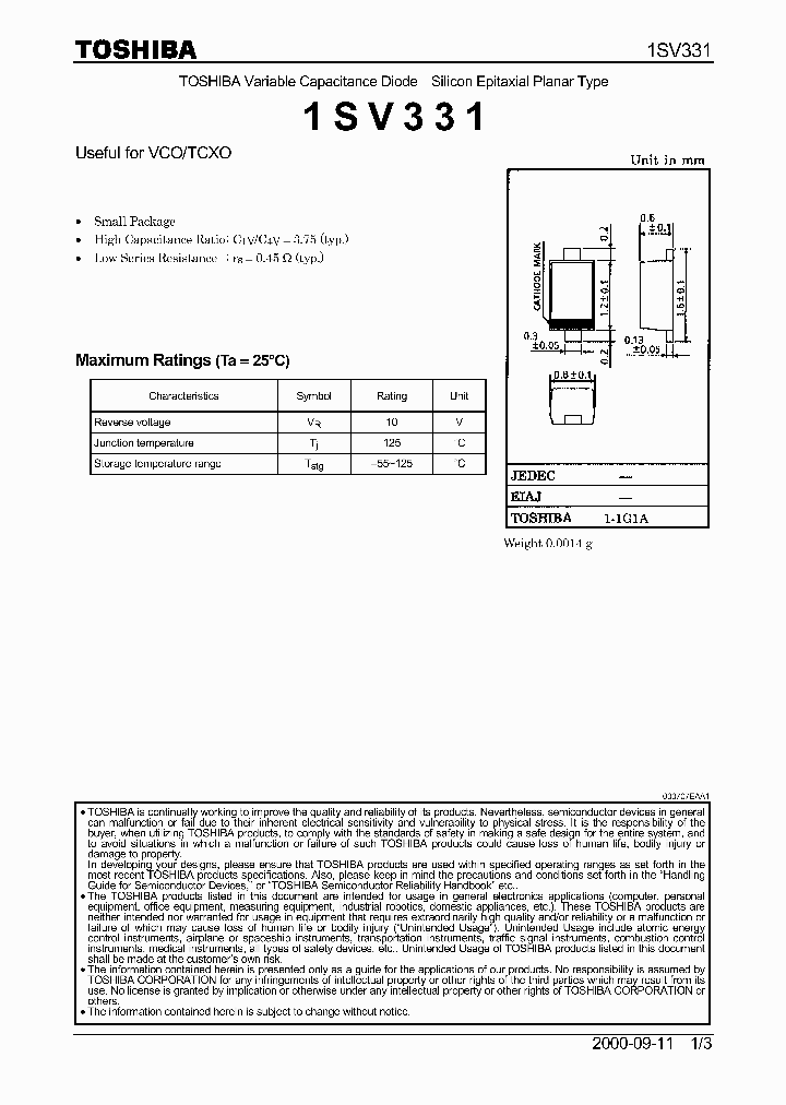 1SV331_1162851.PDF Datasheet