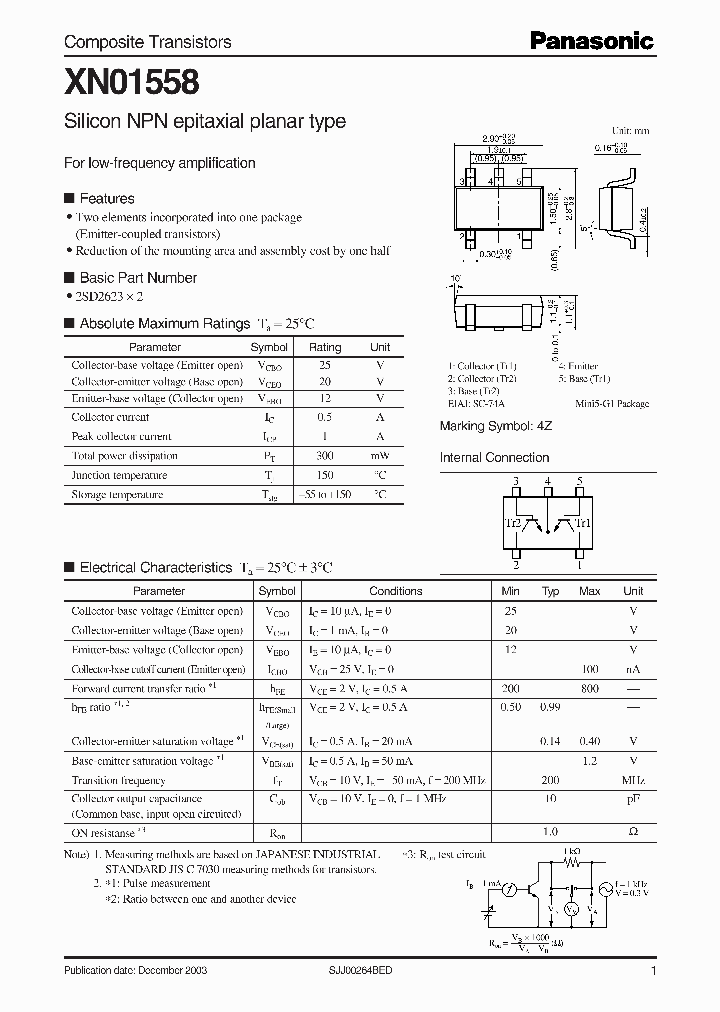 XN01558_1011129.PDF Datasheet