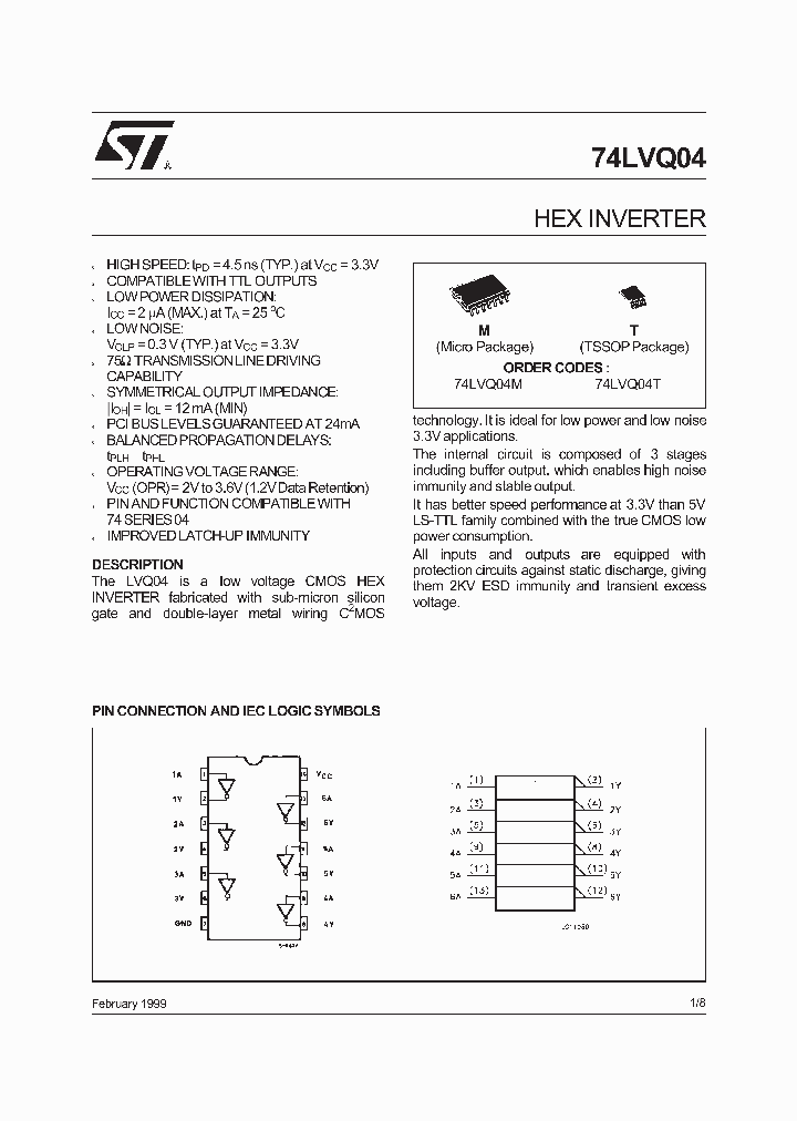 74LVQ04T_1202742.PDF Datasheet