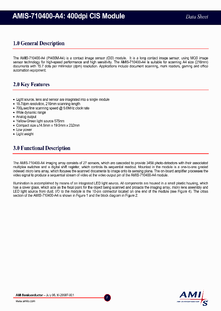 AMIS-710400_1209598.PDF Datasheet