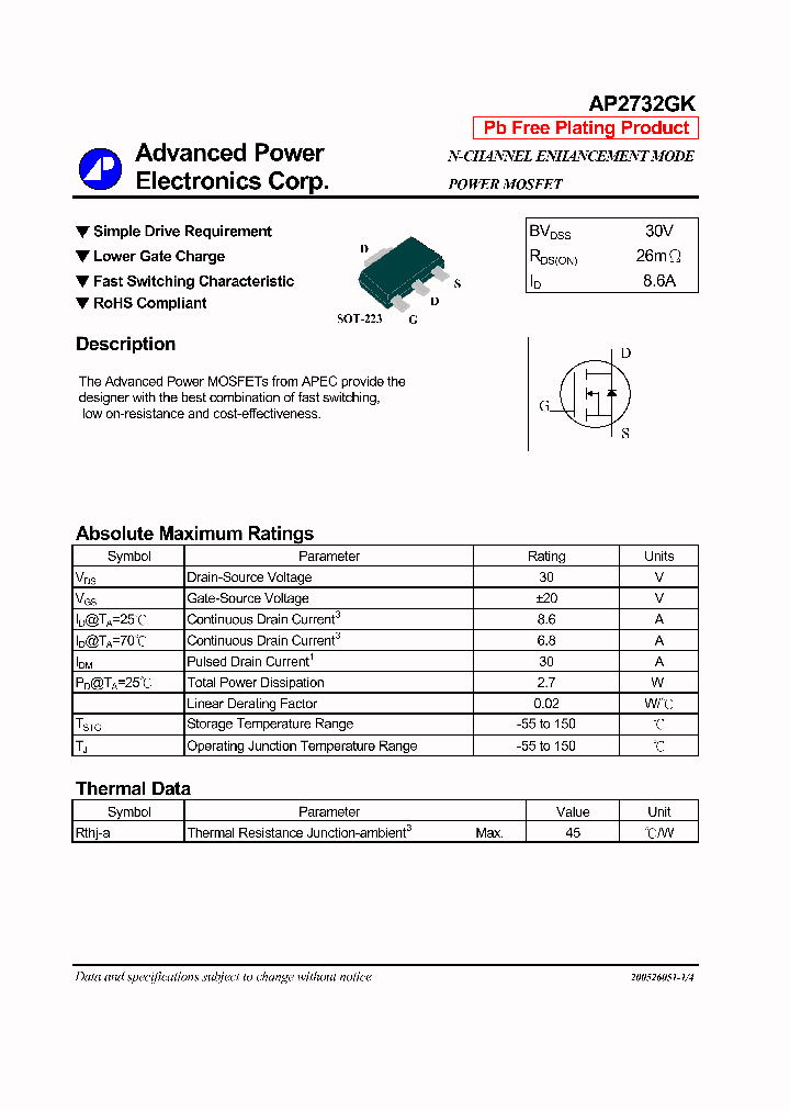 AP2732GK_1210517.PDF Datasheet