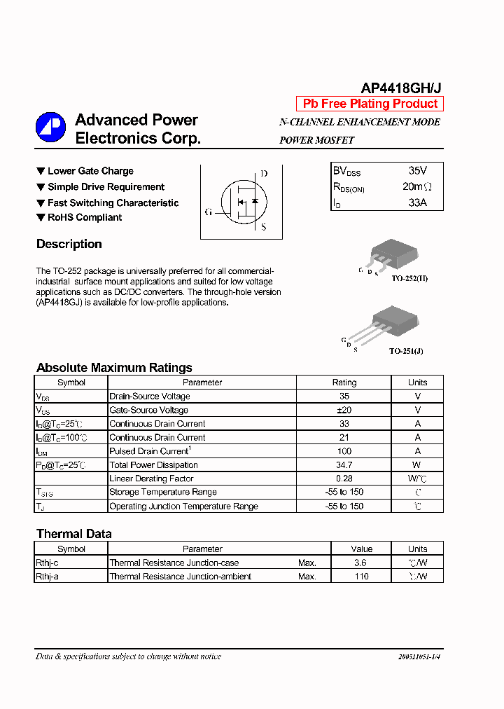 AP4418GH_1140690.PDF Datasheet