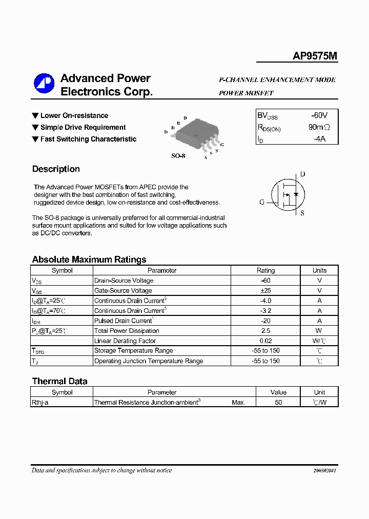 AP9575M_1174818.PDF Datasheet