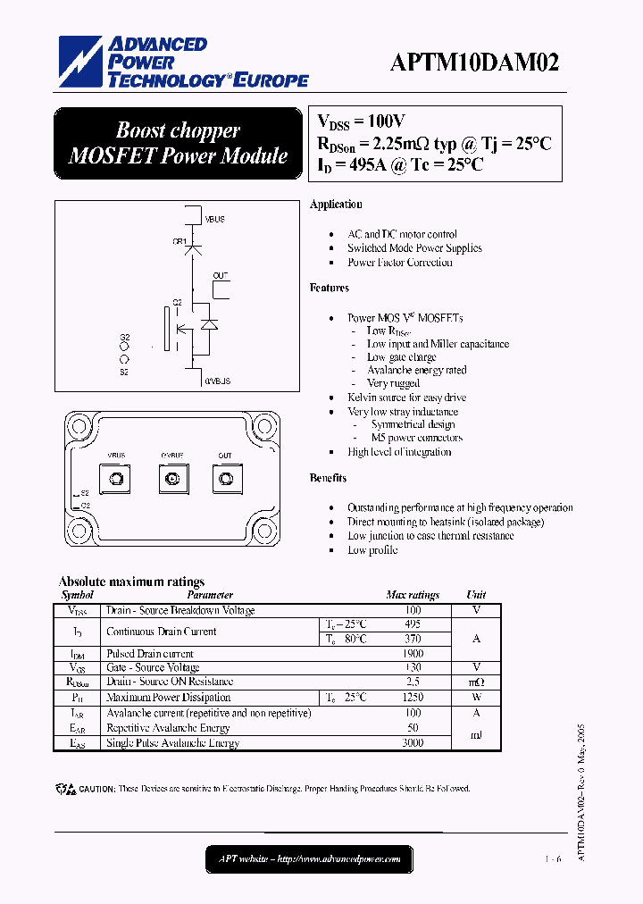 APTM10DAM02_1167451.PDF Datasheet