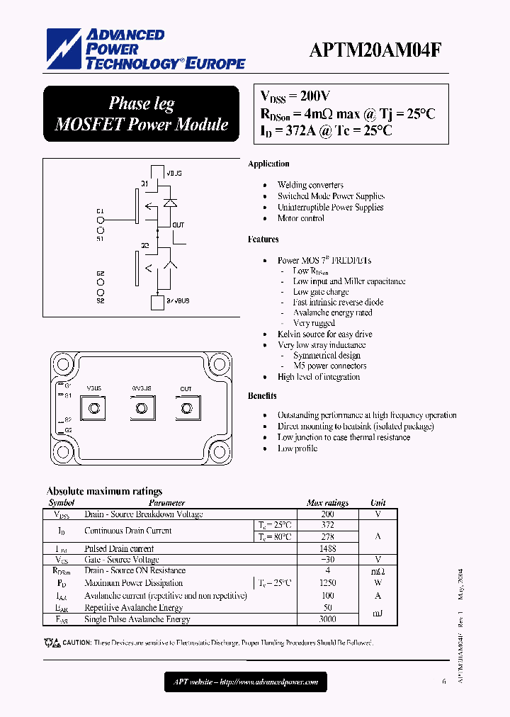 APTM20AM04F_1212633.PDF Datasheet