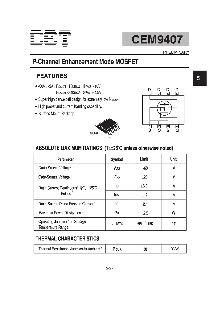 CEM9407_1225760.PDF Datasheet