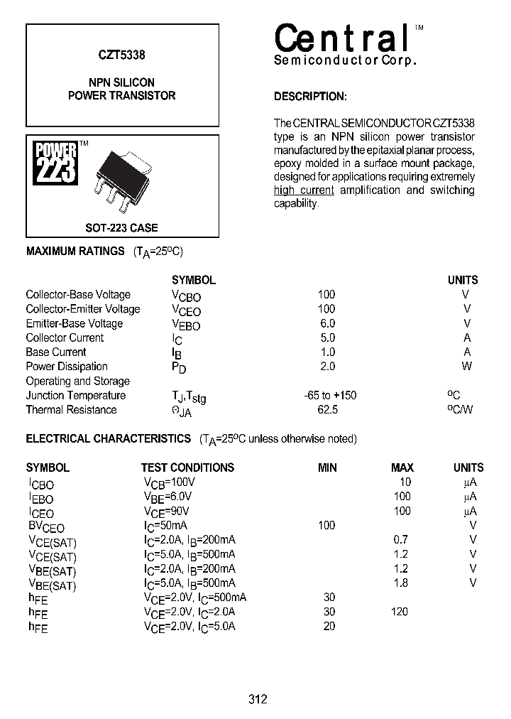 CZT5338_1230814.PDF Datasheet