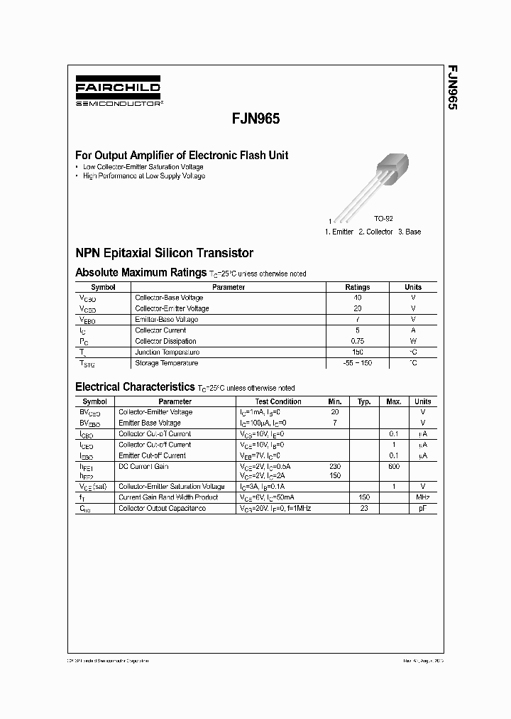 FJN965_1240326.PDF Datasheet