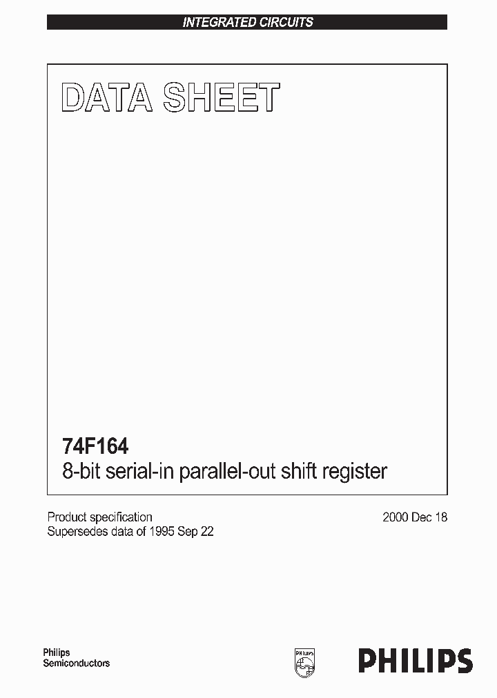 74F164_1055640.PDF Datasheet