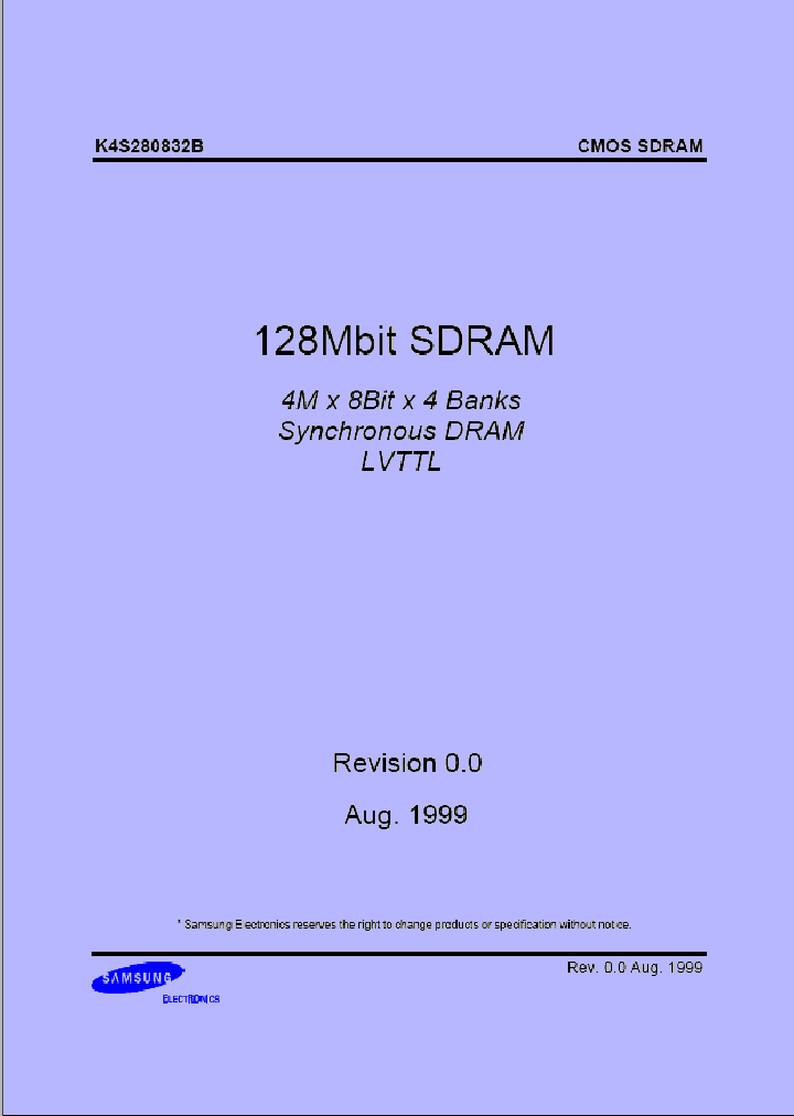 K4S280832B-TL80_1259108.PDF Datasheet