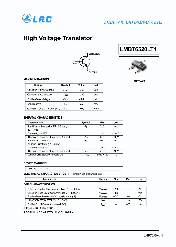 LMBT6520LT1_1266112.PDF Datasheet