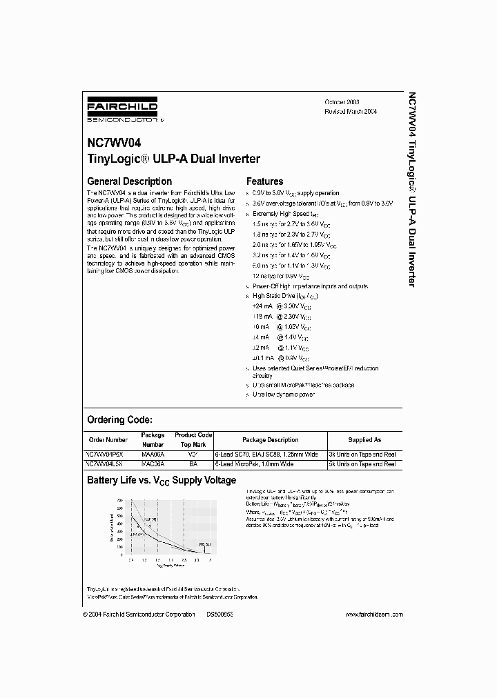 NC7WV04P6X_1287640.PDF Datasheet