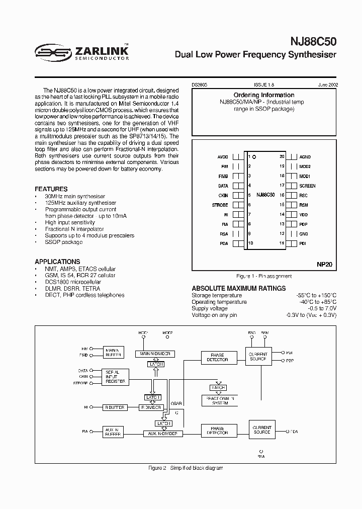 NJ88C50_1060383.PDF Datasheet