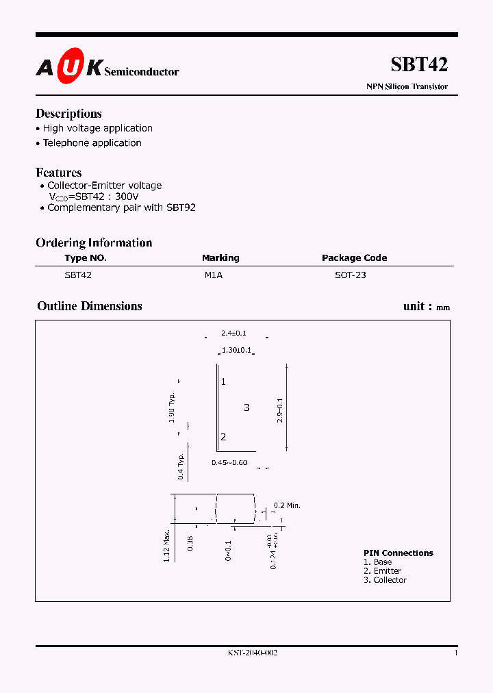 SBT42_1305473.PDF Datasheet