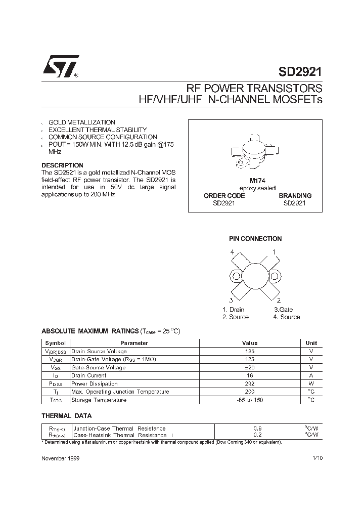 SD2921_1306245.PDF Datasheet