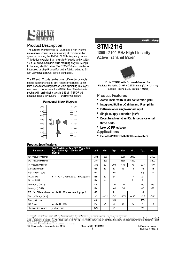 STM-2116_1318742.PDF Datasheet