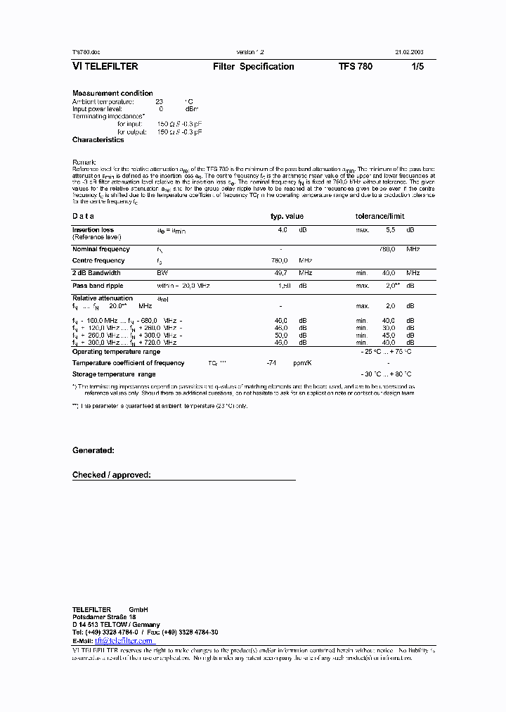 TFS780_1324711.PDF Datasheet