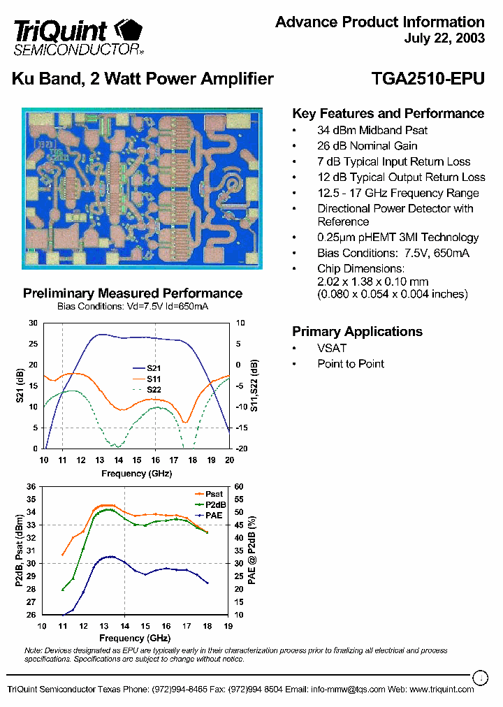 TGA2510-EPU_1174067.PDF Datasheet