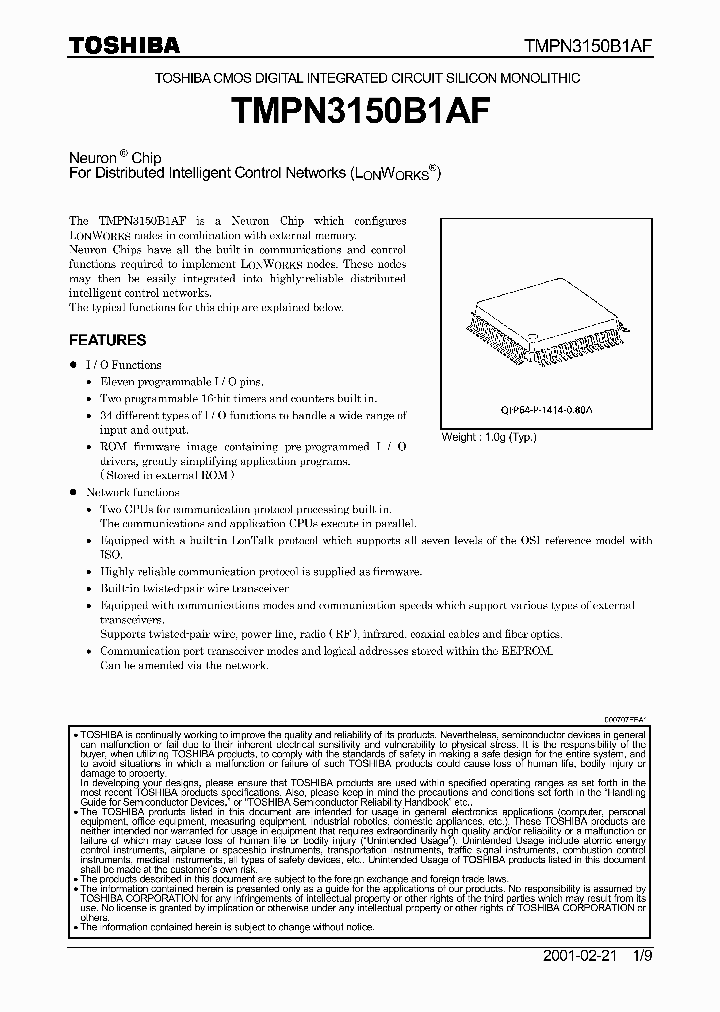 TMPN3150B1AF_1058084.PDF Datasheet