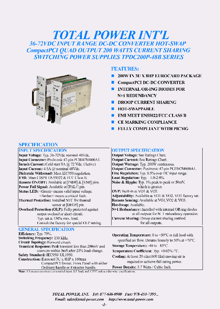 TPDC200P-48B-490O_1328066.PDF Datasheet