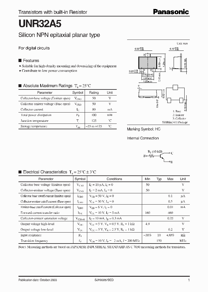 UNR32A5_1073943.PDF Datasheet