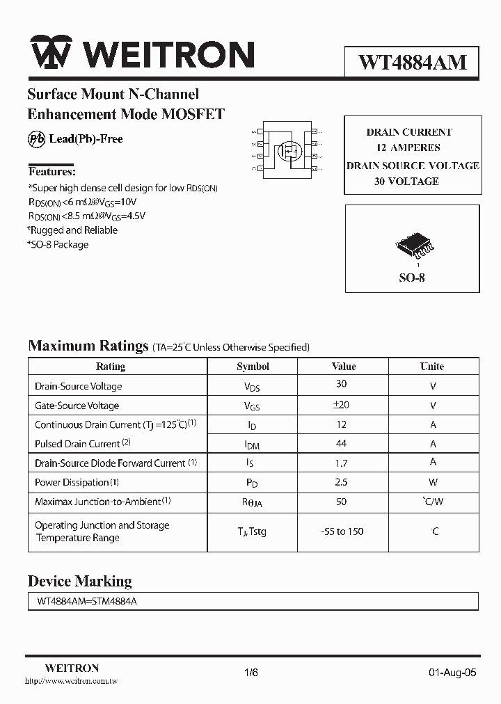 WT4884AM_1336938.PDF Datasheet