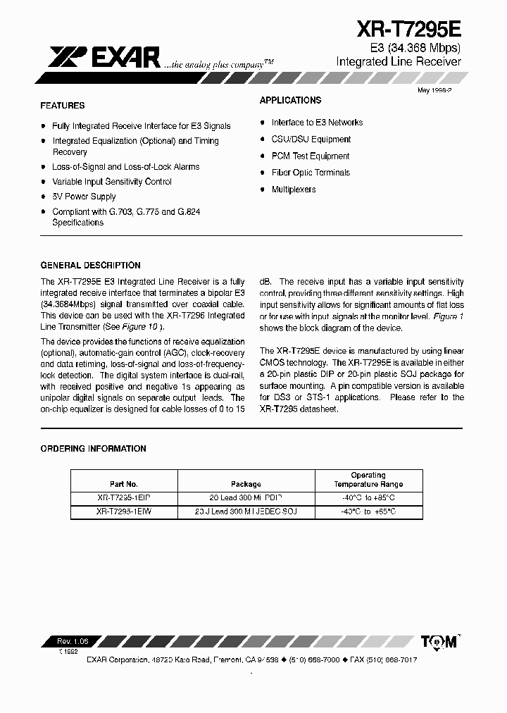 XRT7295E_1338372.PDF Datasheet