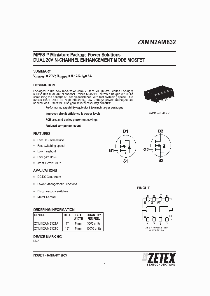 ZXMN2AM832TC_1339858.PDF Datasheet