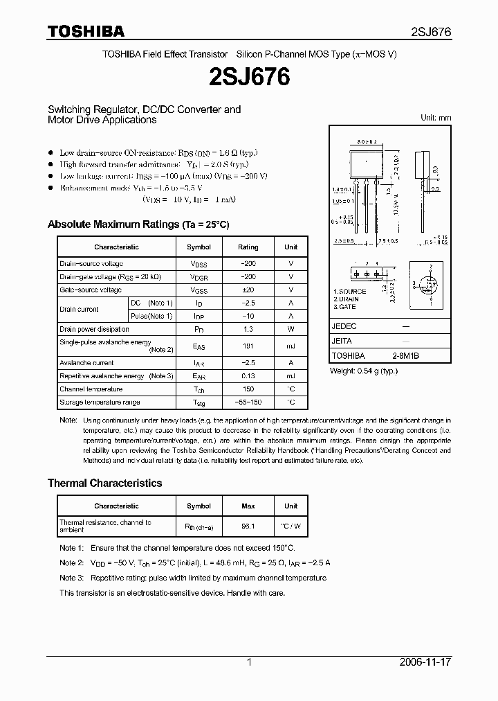 2SJ676_4112500.PDF Datasheet