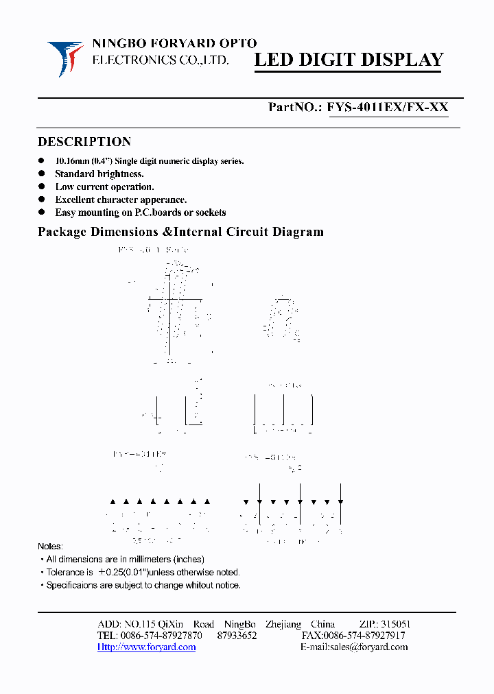 FYS-4011FX_4140301.PDF Datasheet