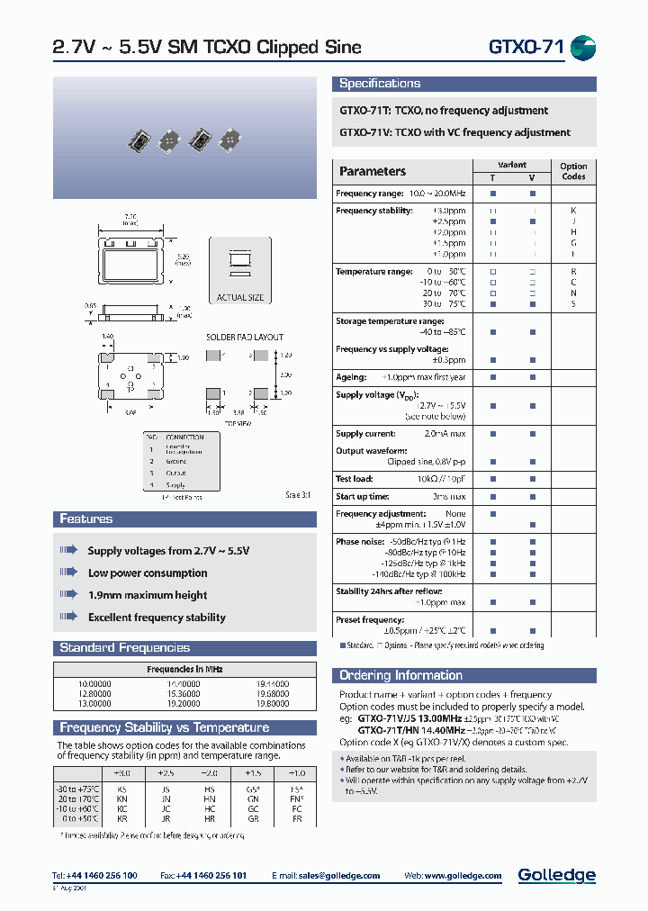 GTXO-71T_4116541.PDF Datasheet