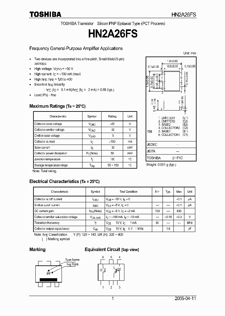 HN2A26FS_4121210.PDF Datasheet