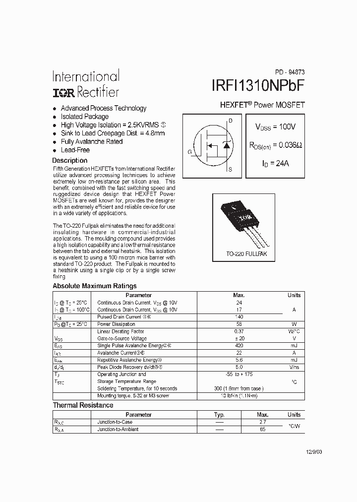 IRFI1310NPBF_4112335.PDF Datasheet