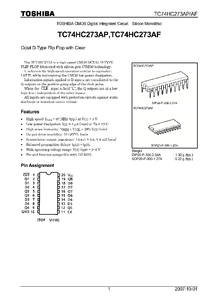 TC74HC273AP07_4124519.PDF Datasheet