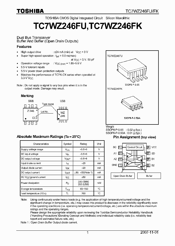 TC7WZ246FK_4124943.PDF Datasheet