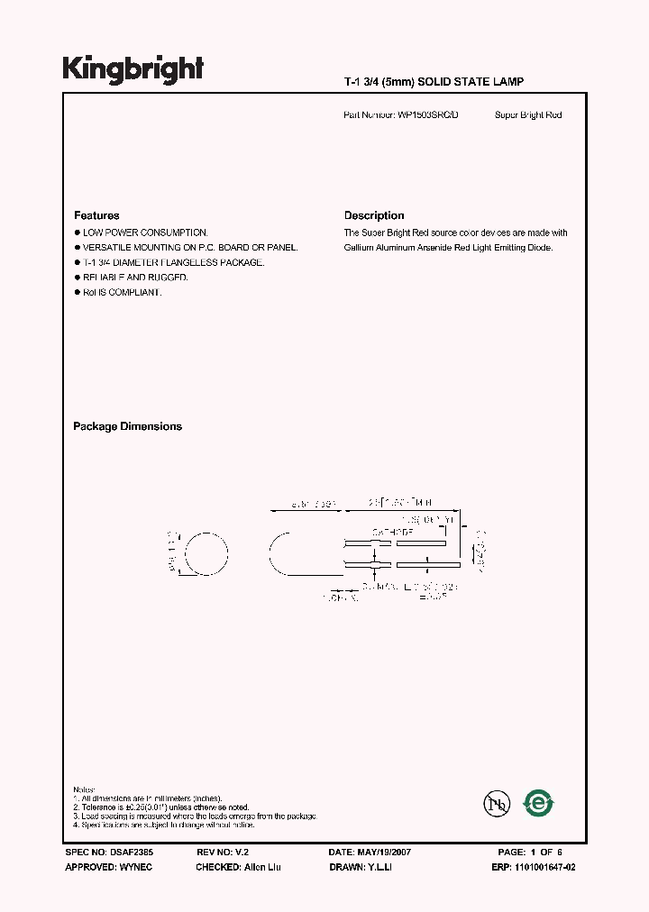 WP1503SRC-D_4161195.PDF Datasheet