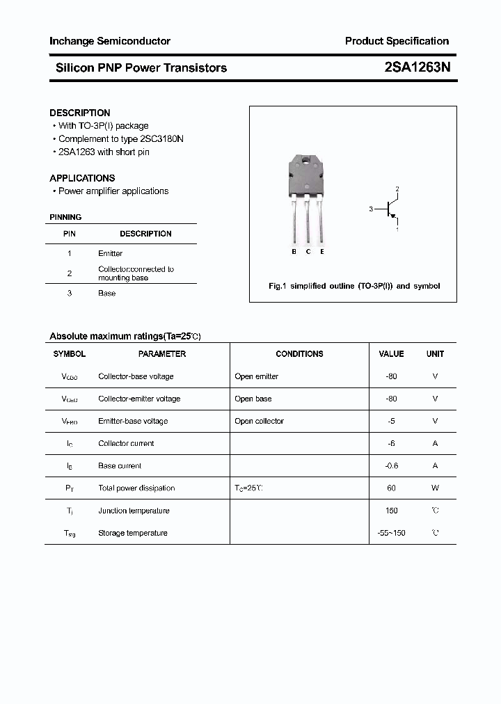 2SA1263N_4383302.PDF Datasheet