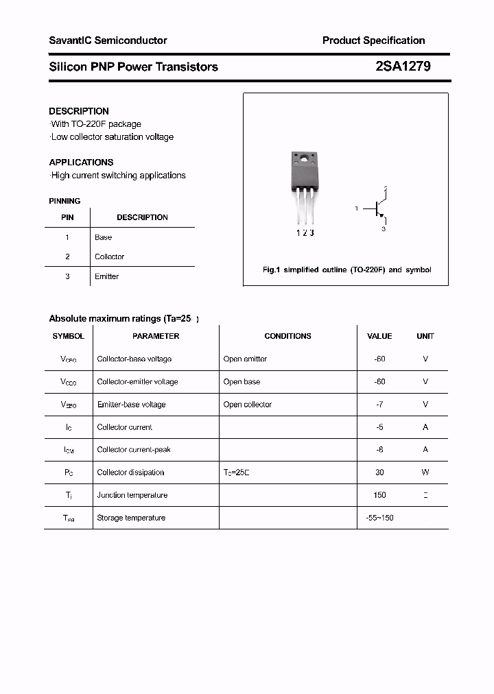 2SA1279_4414738.PDF Datasheet