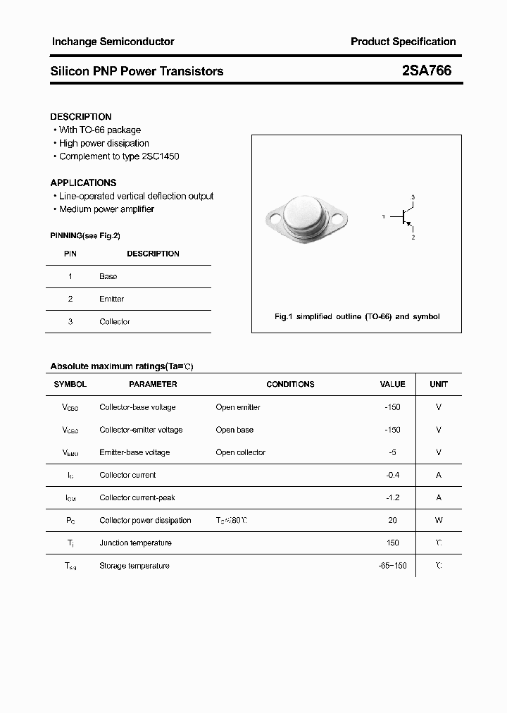 2SA766_4299913.PDF Datasheet