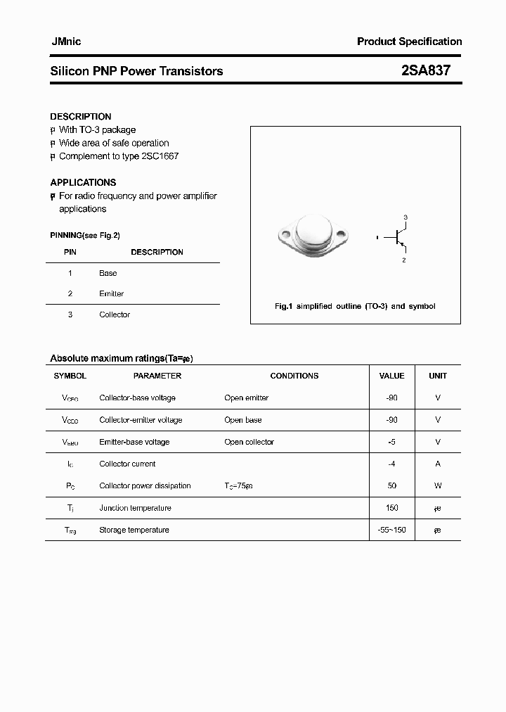 2SA837_4536532.PDF Datasheet