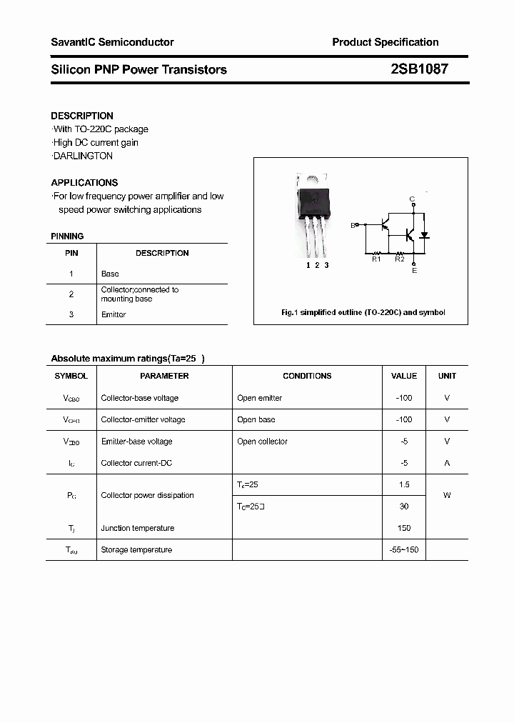 2SB1087_4419018.PDF Datasheet