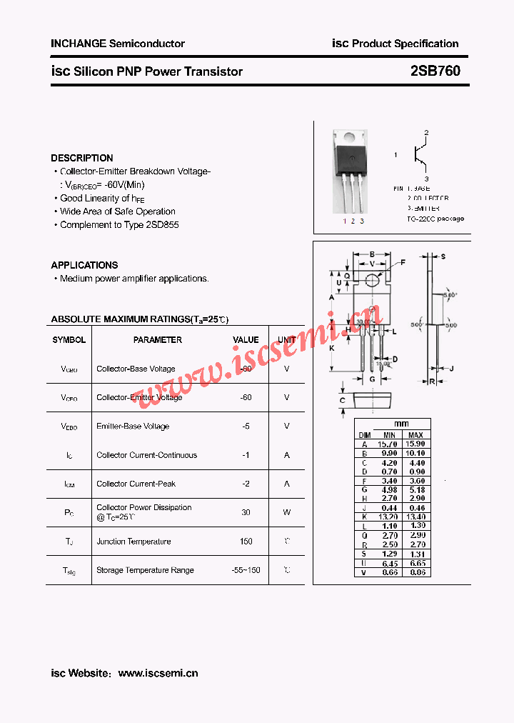 2SB760_4393863.PDF Datasheet