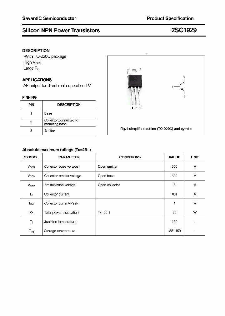 2SC1929_4386559.PDF Datasheet