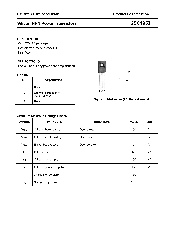 2SC1953_4384428.PDF Datasheet