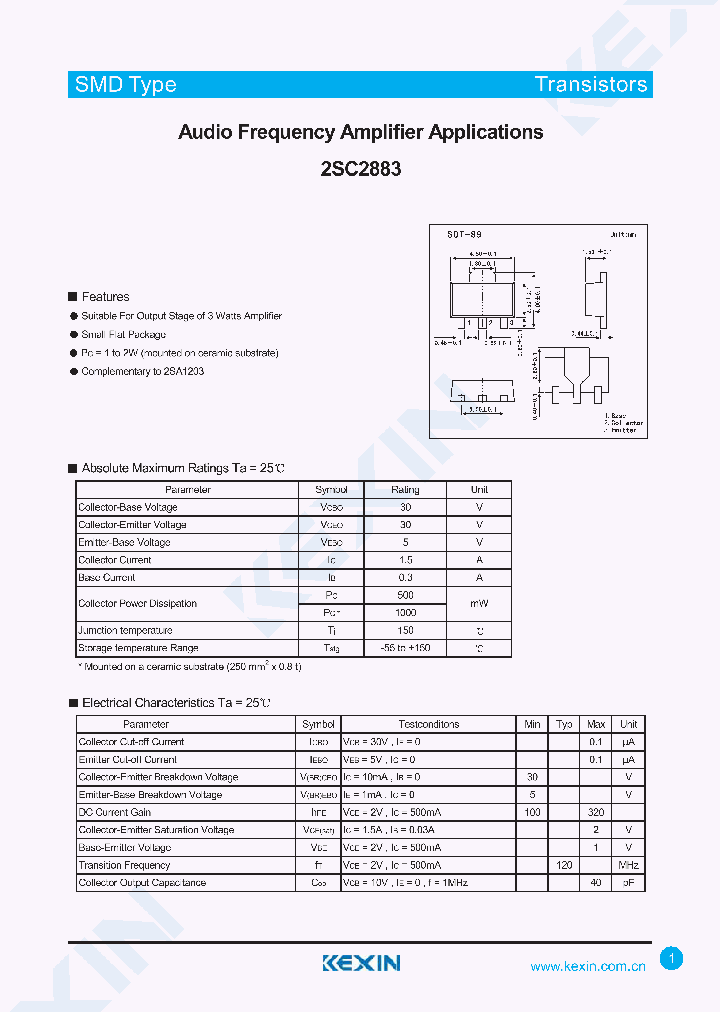 2SC2883_4319712.PDF Datasheet