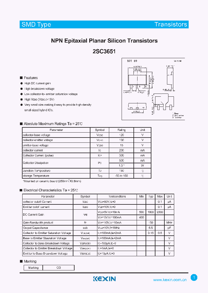 2SC3651_4316652.PDF Datasheet