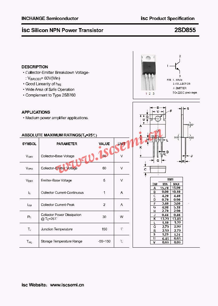 2SD855_4571252.PDF Datasheet