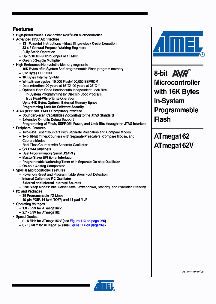 ATMEGA1621_4920993.PDF Datasheet