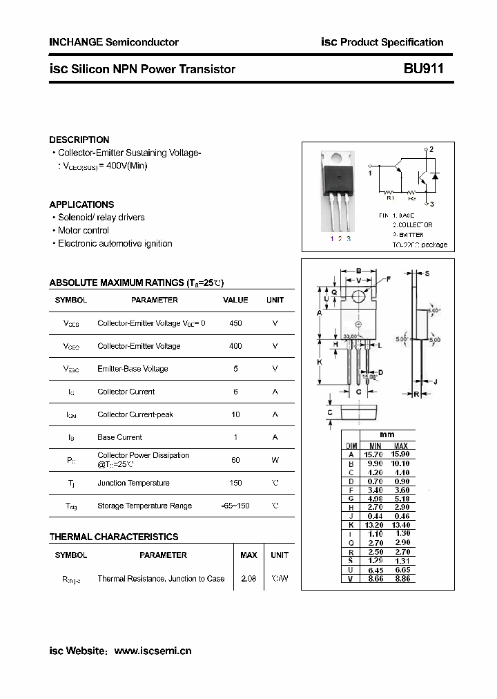 BU911_4282991.PDF Datasheet