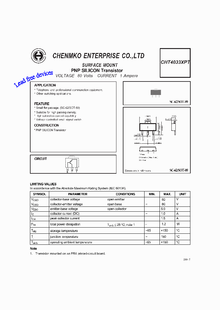 CHT4033XPT_4451040.PDF Datasheet